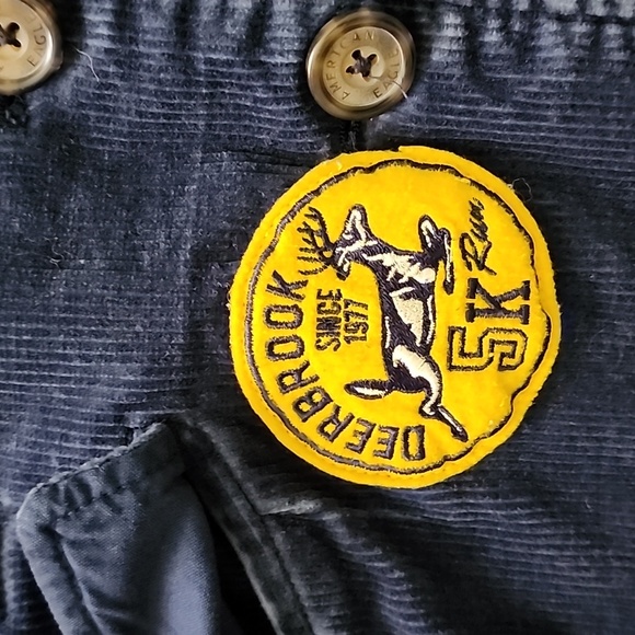American Eagle Jacket / Deep Blue Stretch Cord / Vt. Patches - Picture 6 of 11